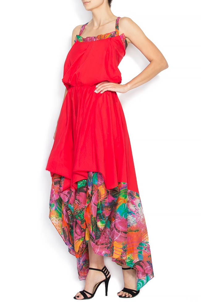 Multicoloured cotton dress Edita Lupea image 1