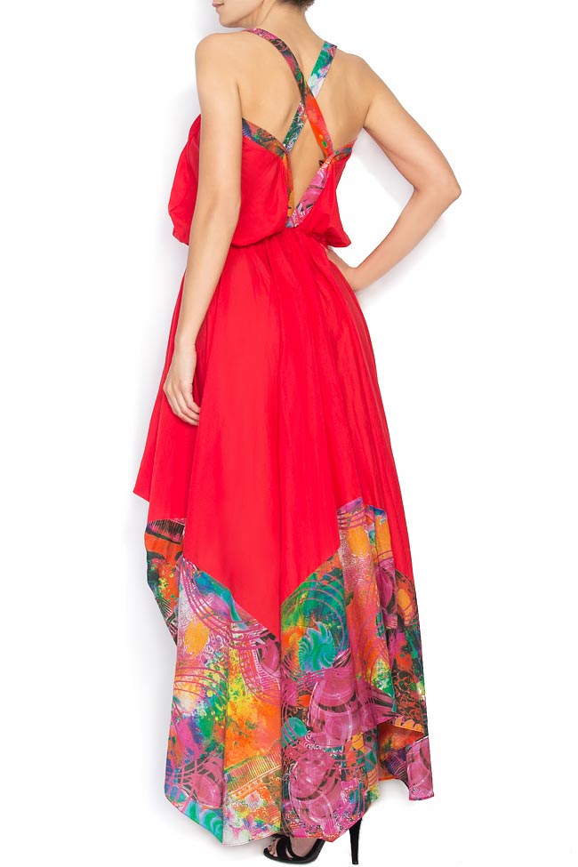 Multicoloured cotton dress Edita Lupea image 2