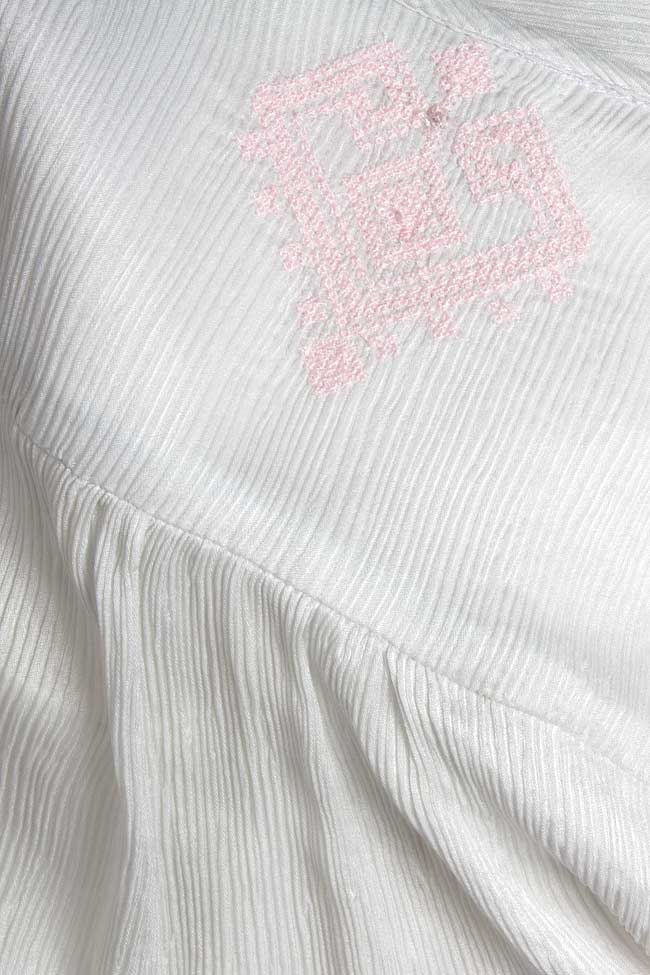 Tasseled silk-crepon mini dress Izabela Mandoiu image 3