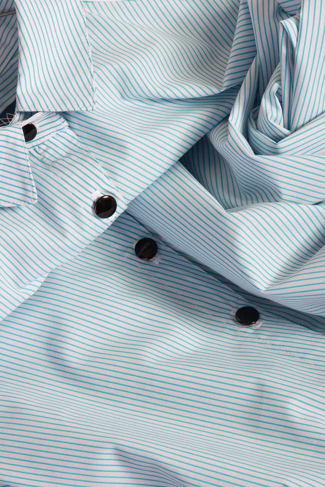 Asymmetric cotton shirt Undress image 3