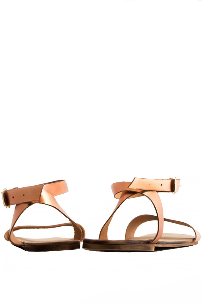 Mirrored-leather sandals  Mihaela Gheorghe image 2