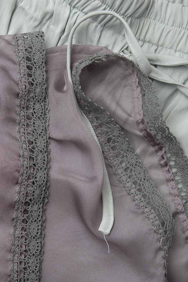 ELENA cotton-blend and veil shorts Dorin Negrau image 3
