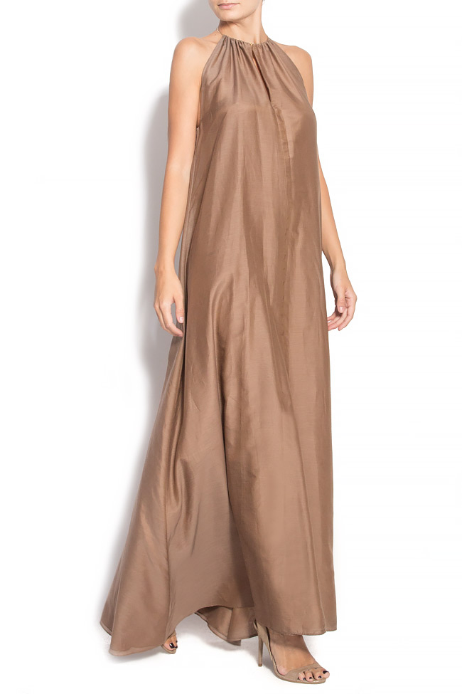 THE DESERT silk-blend maxi dress Aer Wear image 1