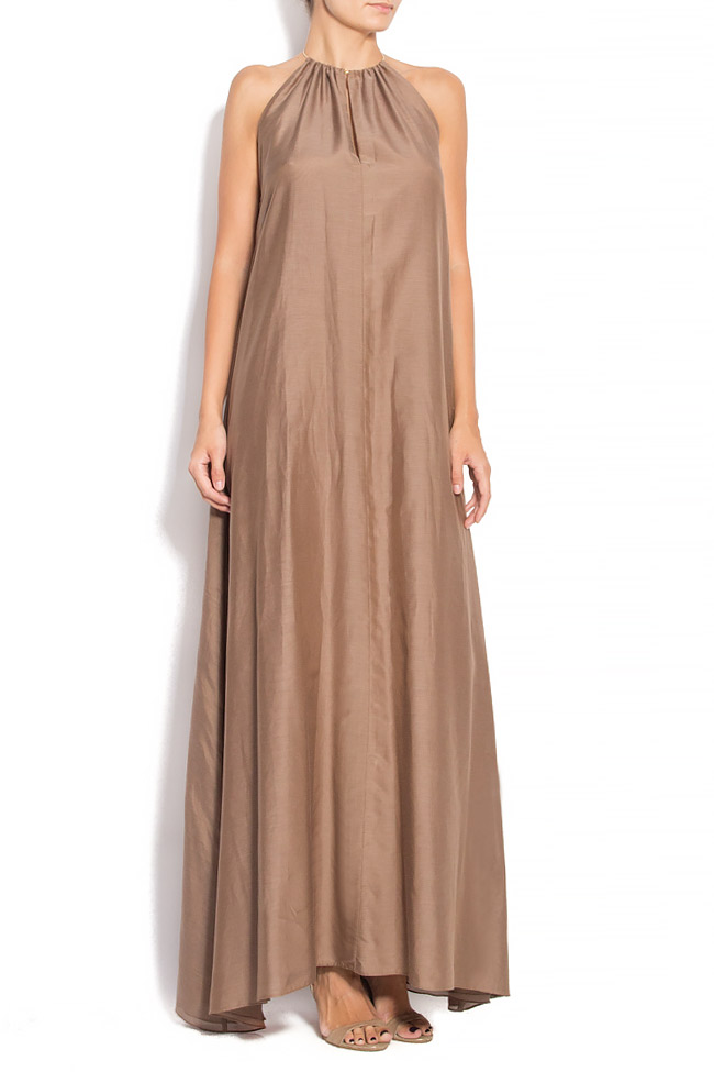 THE DESERT silk-blend maxi dress Aer Wear image 0