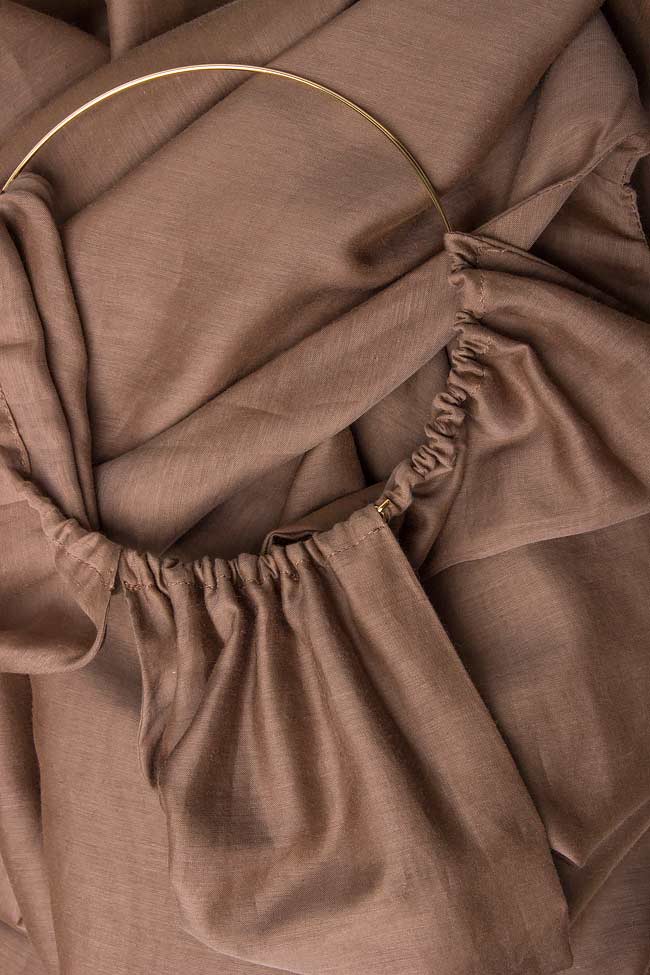THE DESERT silk-blend maxi dress Aer Wear image 3