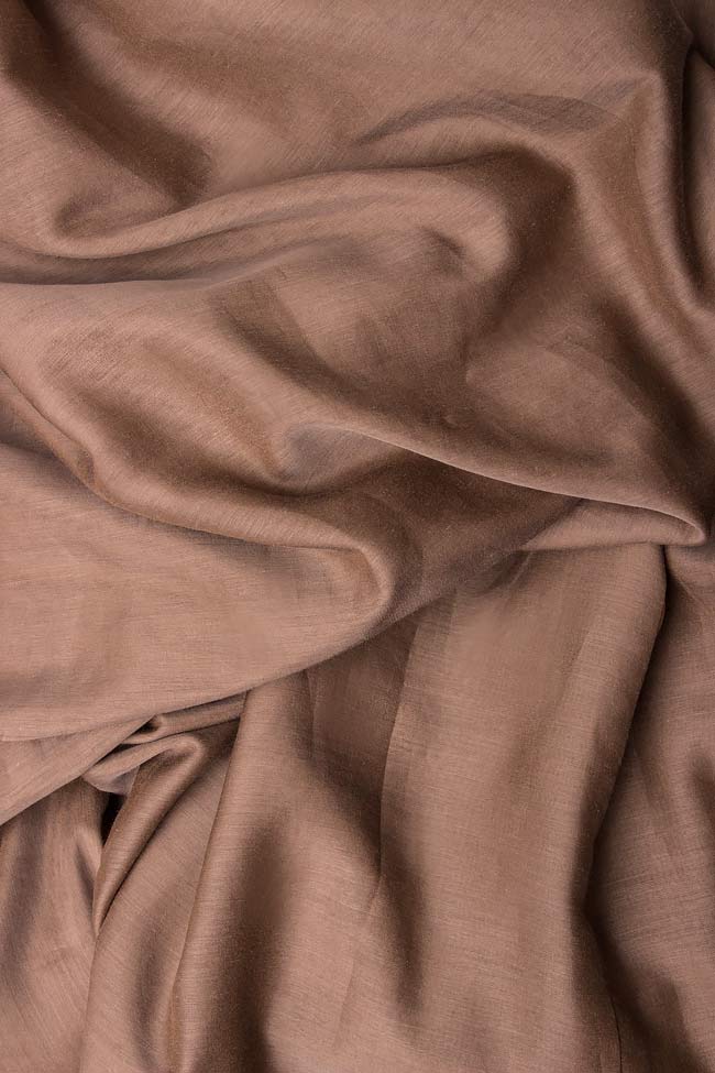 THE SAND silk-blend mini dress Aer Wear image 3