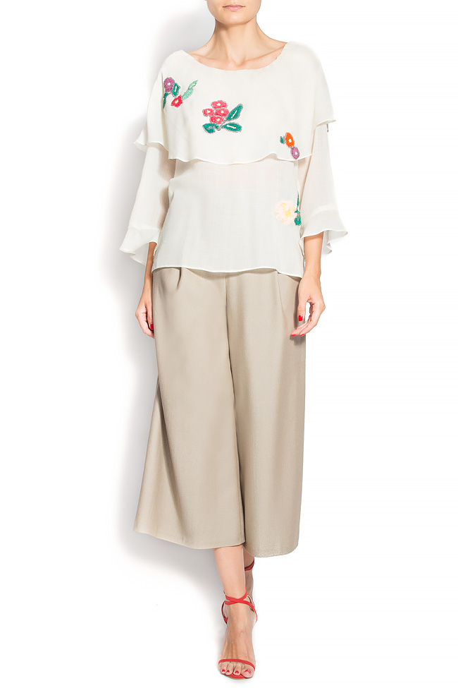 Wool blouse with applications Izabela Mandoiu image 0