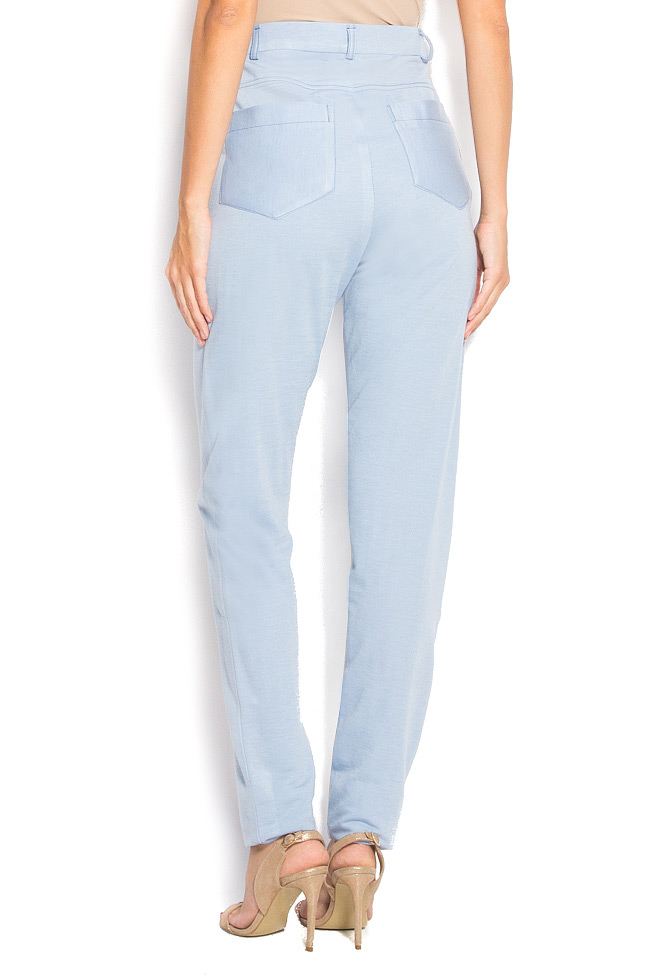 Cotton tapered pants A03 image 2