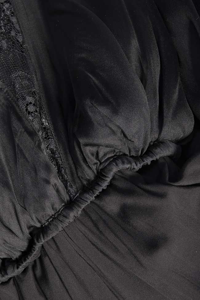RHIANNON open-back lace-panneled silk dress Manuri image 3