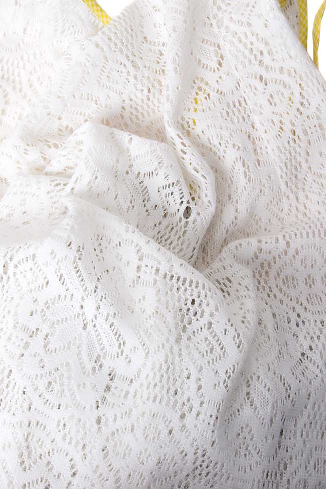 Cotton and lace maxi dress Dorin Negrau image 3