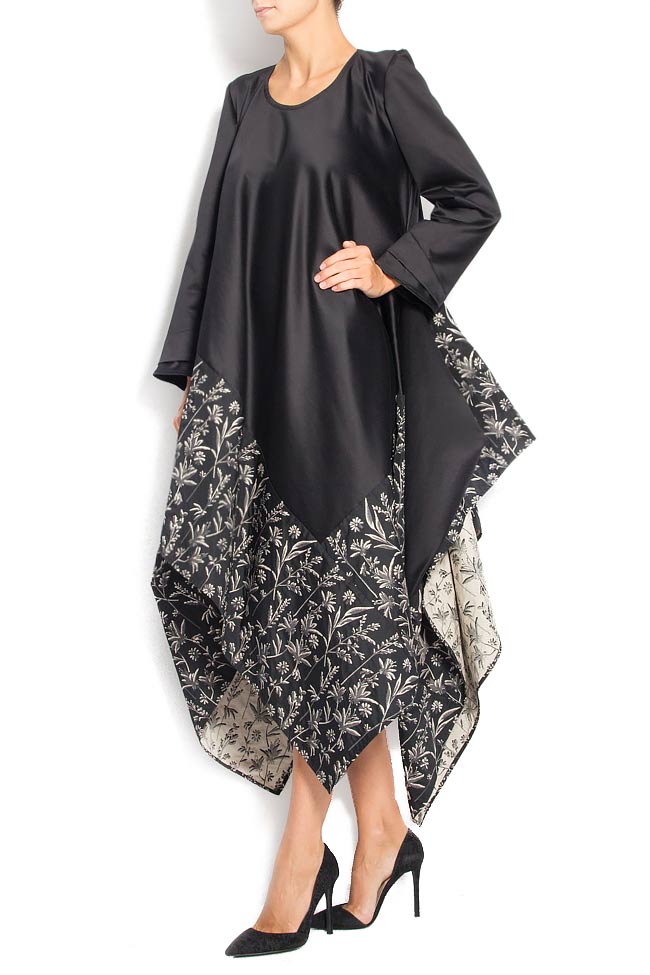 Robe asymétrique en coton avec imprimé fleuri Daniela Barb image 1