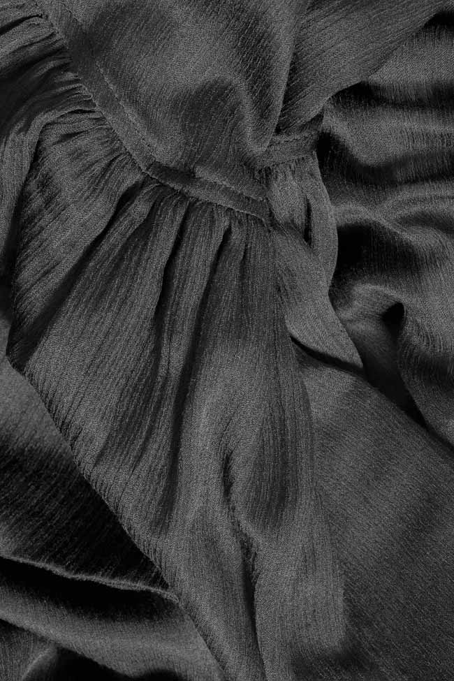 Silk and cotton-blend dress Daniela Barb image 3