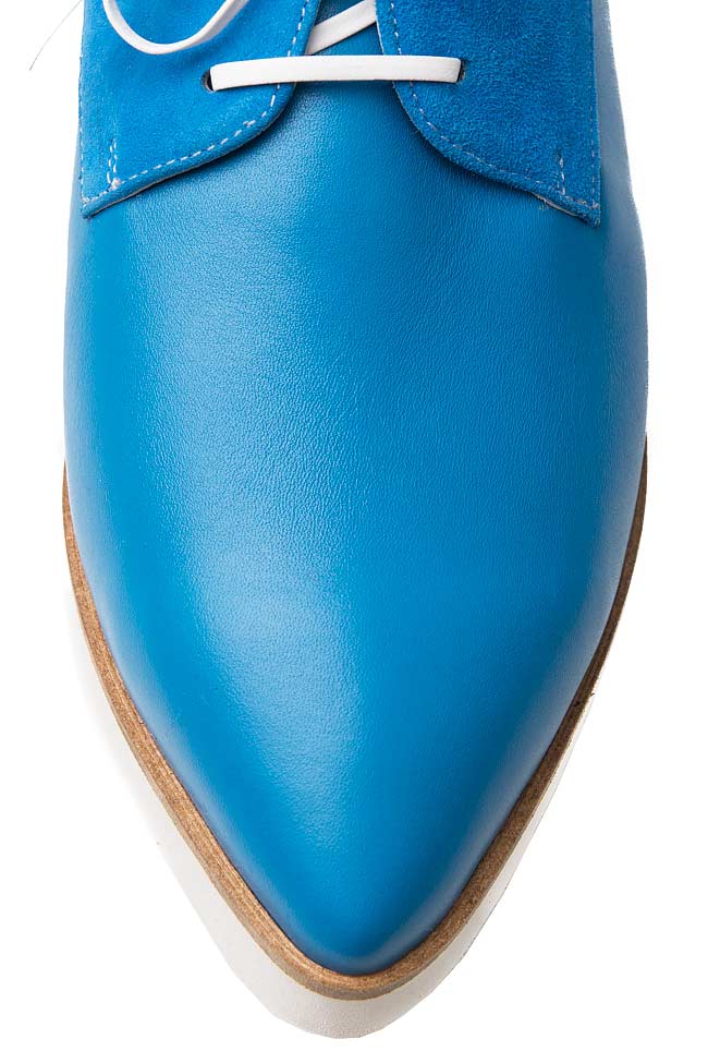 Pantofi din piele naturala ARROCHE MARINE Cristina Maxim imagine 3