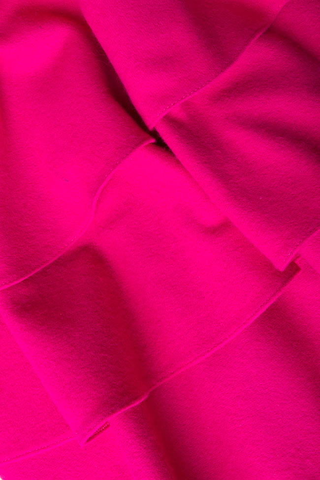 ZENO wool mini skirt Framboise image 3