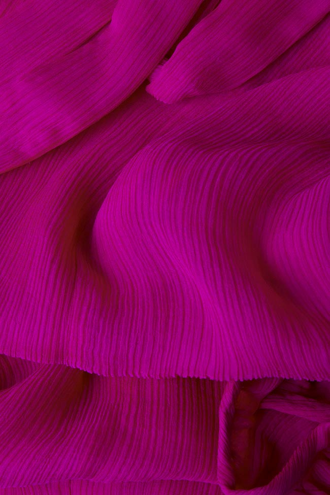 Pleated silk dress Izabela Mandoiu image 3