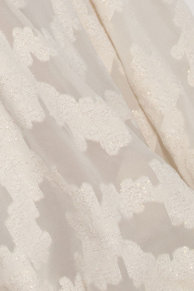 Asymmetric silk crepe de chine shirt Izabela Mandoiu image 3