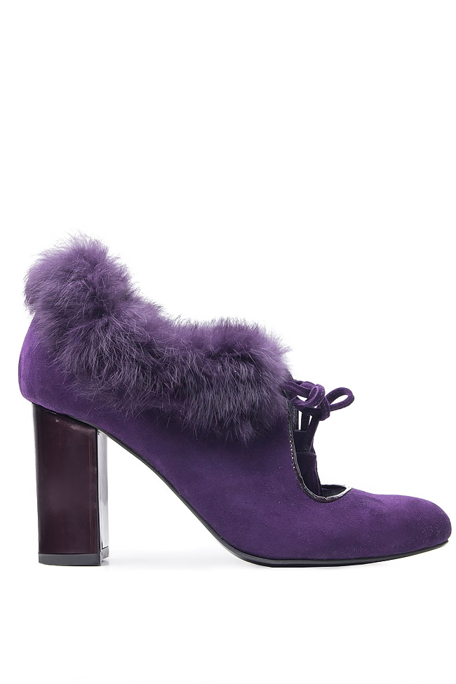 Fur leather ankle boots Ana Kaloni image 0