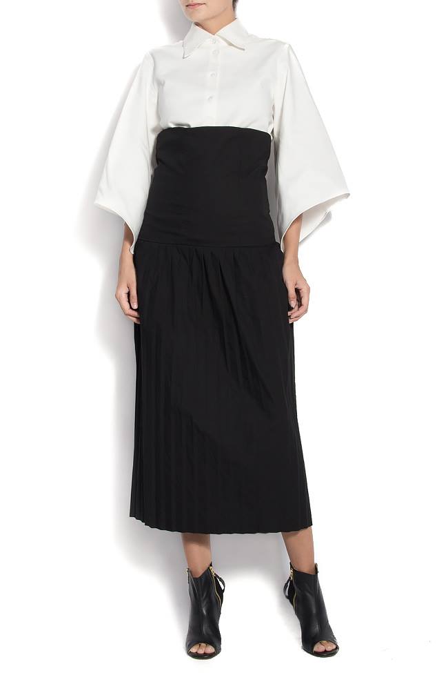 High-waist cotton skirt Dorin Negrau image 0