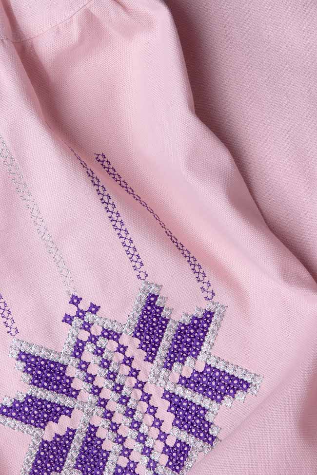 Embroidered cotton midi dress  Maressia image 3