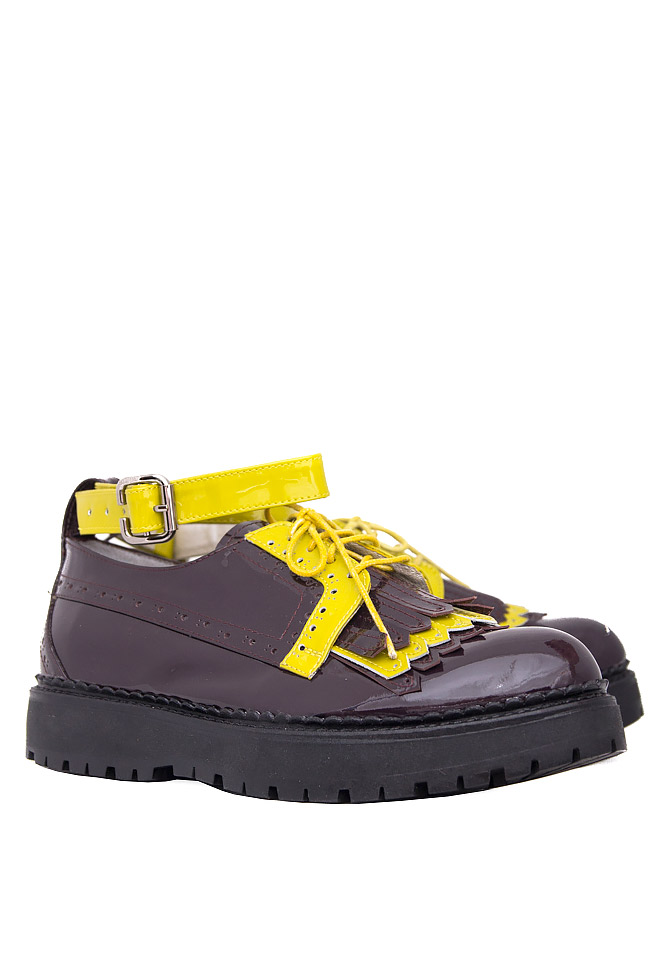 Patent-leather Oxford shoes Ana Kaloni image 1