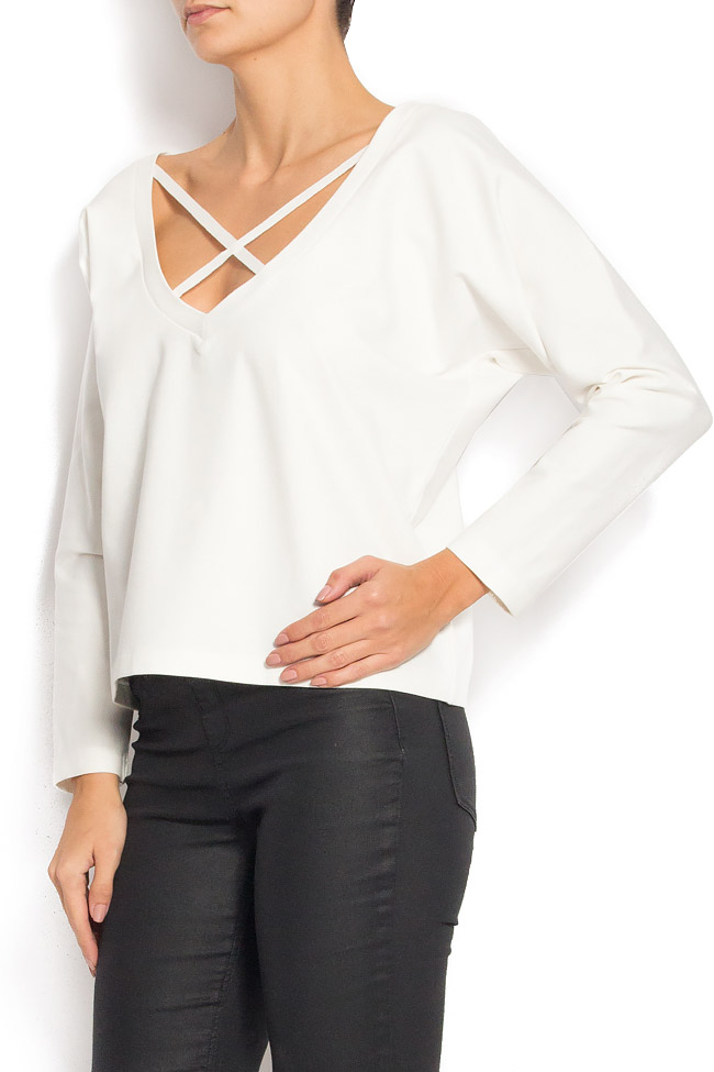 Cotton-blend blouse Poelle image 1