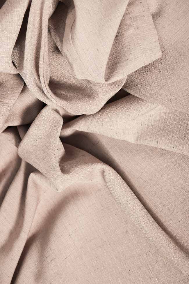 Linen-blend shirt dress Undress image 4