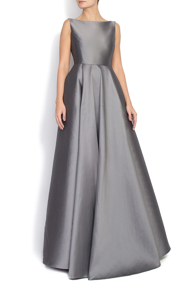 Taffeta gown with open back  Cloche image 0