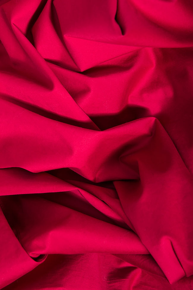 Robe midi en coton avec manches surdimensionnées Undress image 3