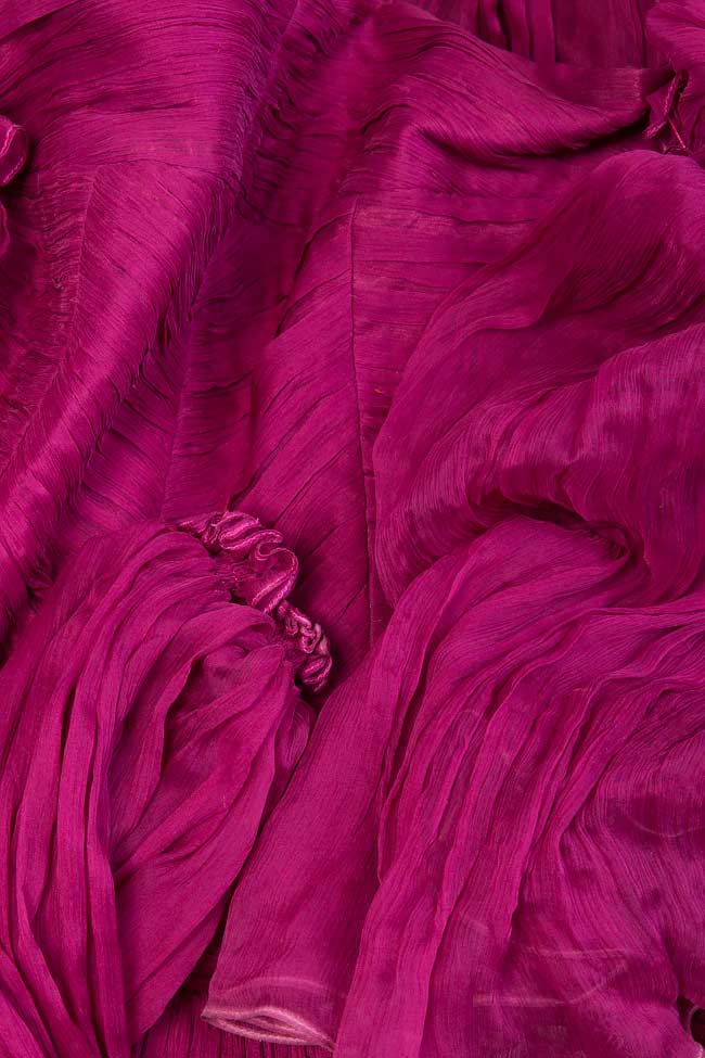 Robe longue en soie plissée Cindy Maia Ratiu image 3