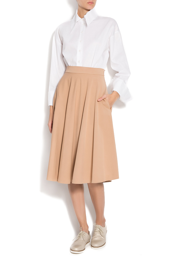 Pleated tweed skirt Lure image 0