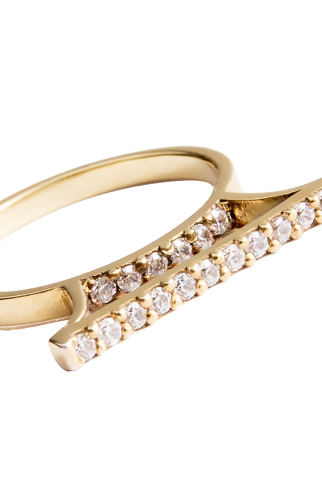 ROYAL DIAMOND 14-karate gold ring with diamonds Minionette image 2