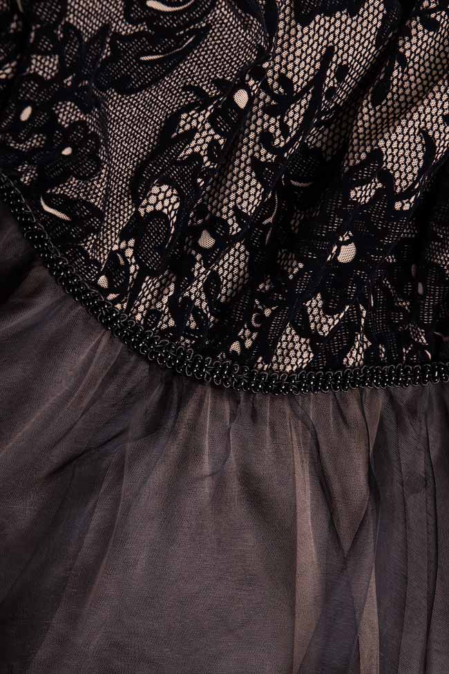 Embroidered silk and tulle dress Alexievici Couture image 3