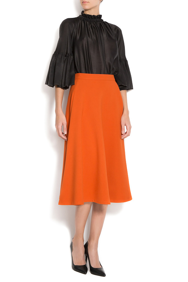 Pleated tweed skirt Lure image 0