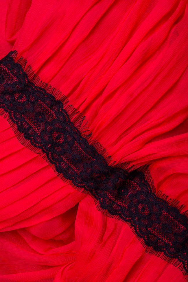 Robe longue en soie et dentelle Alexievici Couture image 4