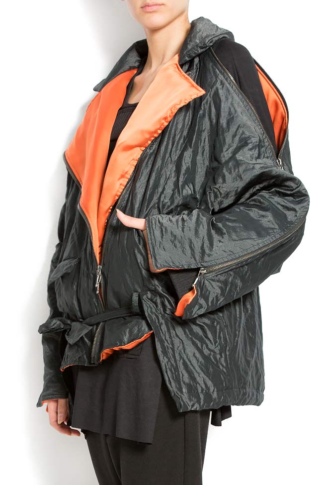 Connection Biker shell jacket with oversize sleeves Studio Cabal image 1