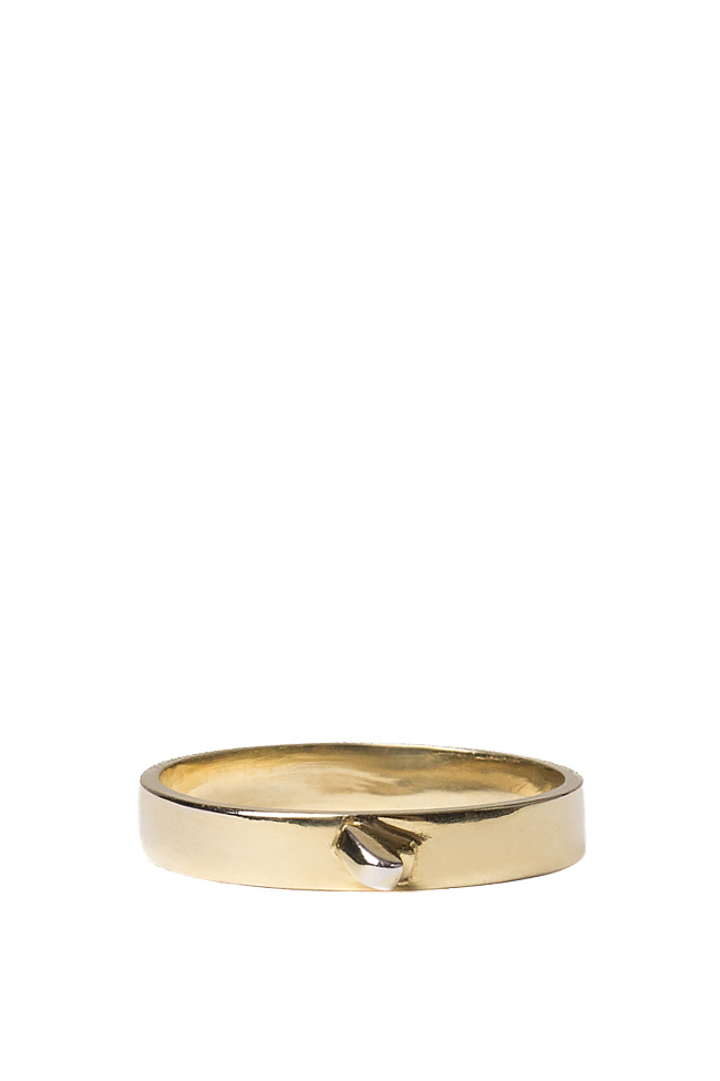  BEST KEPT SECRET heart 14kt gold ring Minionette image 1