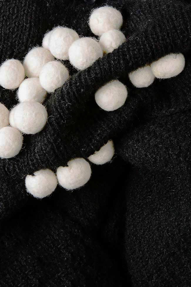 Rochie maxi din lana Dorin Negrau imagine 3