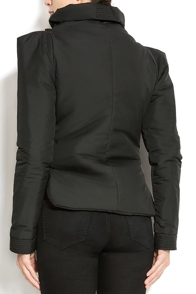 Jacheta din fas cu inchidere pe diagonala Edita Lupea imagine 3