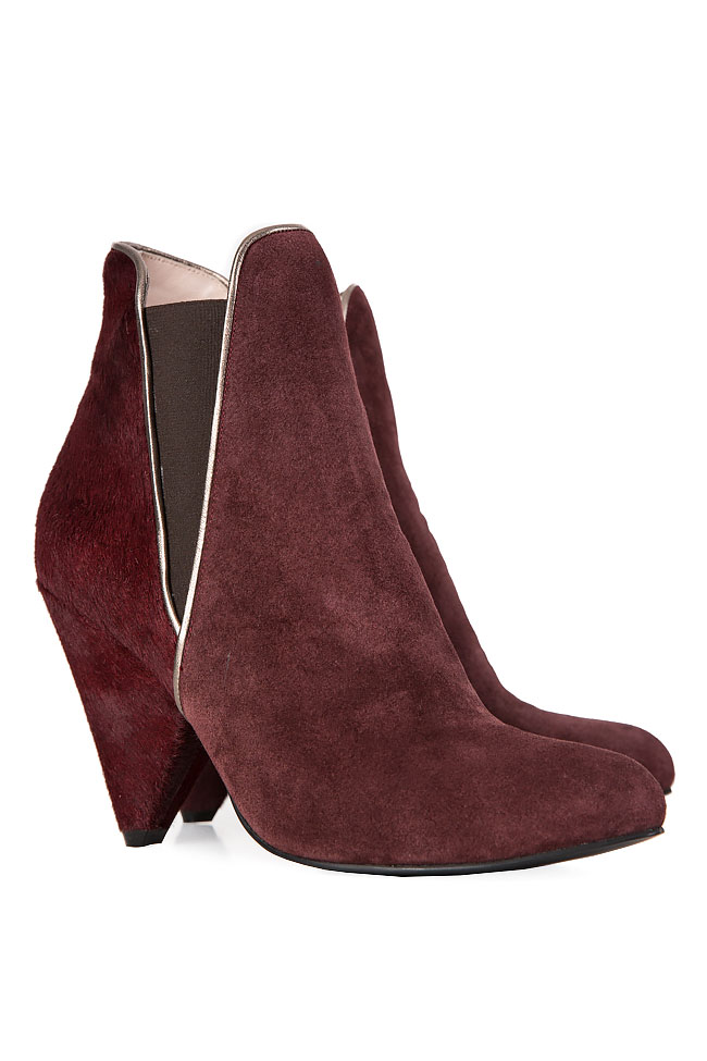 Suede and fur Chelsea boots Ana Kaloni image 1