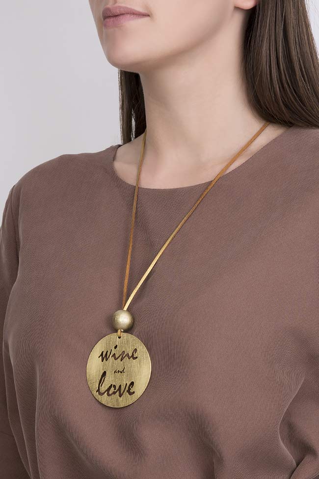 Alama necklace WINE AND LOVE Bon Bijou image 3