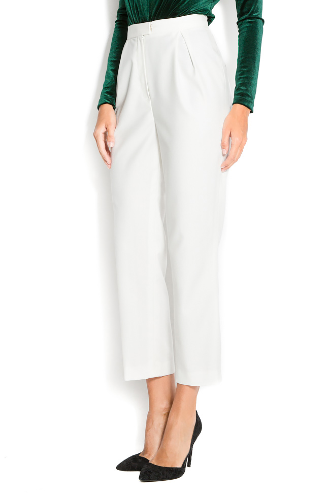 High-waist wool pants Claudia Castrase image 1