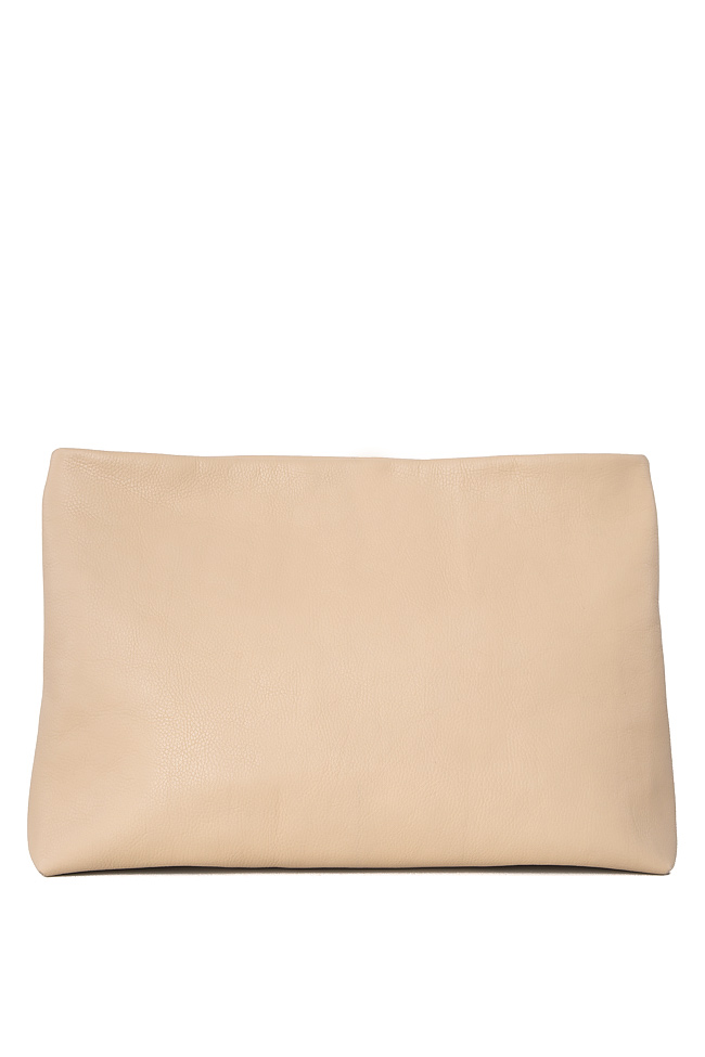 Oversized textured-leather bag Zenon image 2