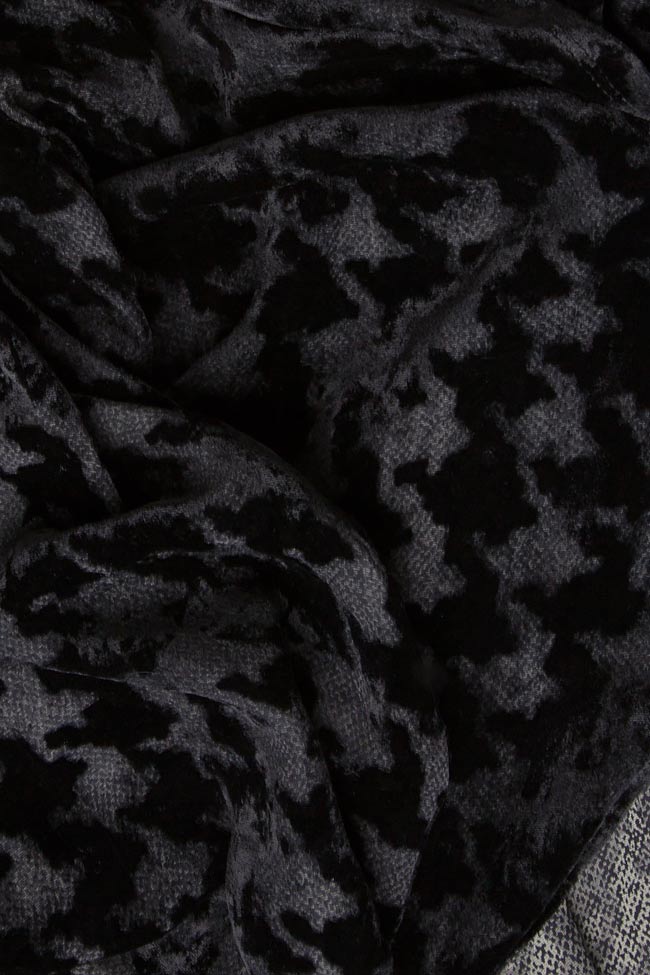 Silk velvet wrap blouse Izabela Mandoiu image 3