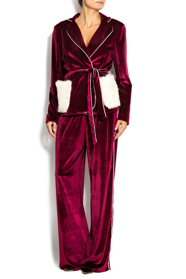 Velvet pajamas suit Zenon image 0