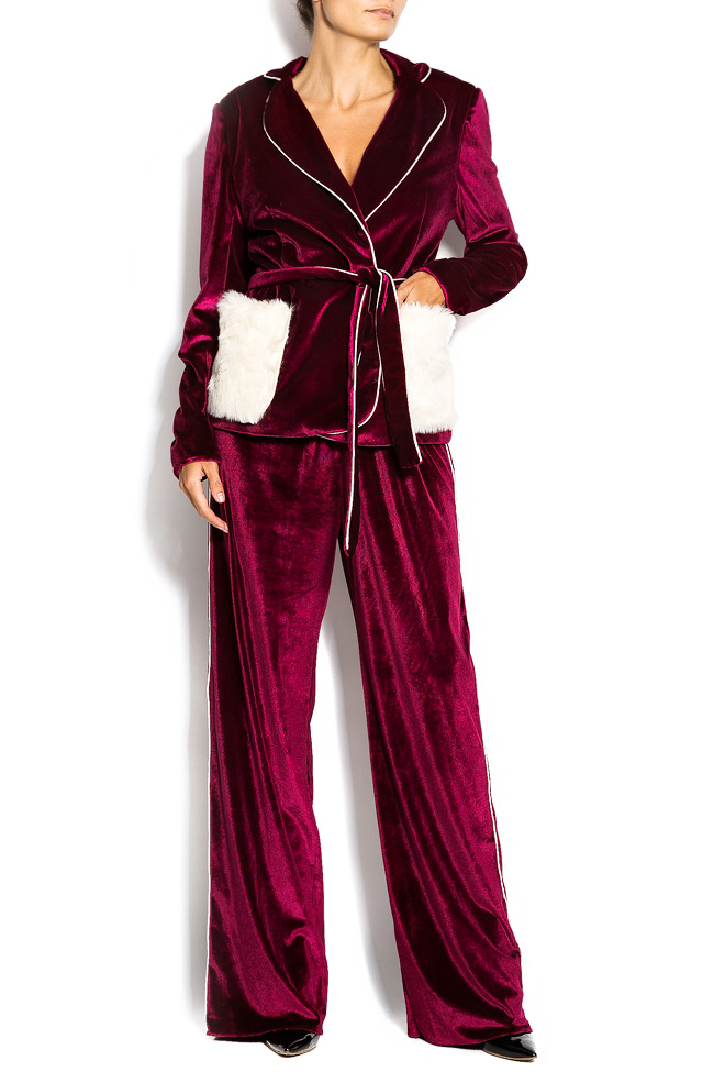 Velvet pajamas suit Zenon image 3