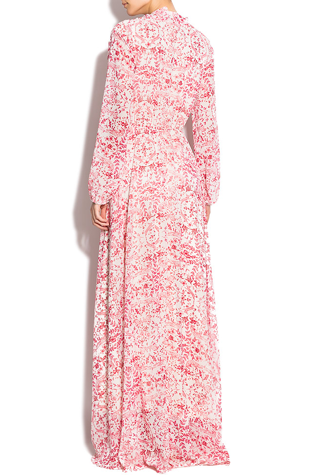 Floral-print chiffon gown Arina Varga image 2