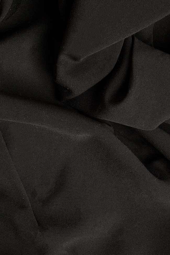 Bluza din amestec de bumbac cu volane la umeri DELIA Florentina Giol imagine 3