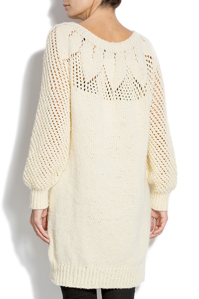 Oversized hand-knitted sweater Anamaria Pop image 2