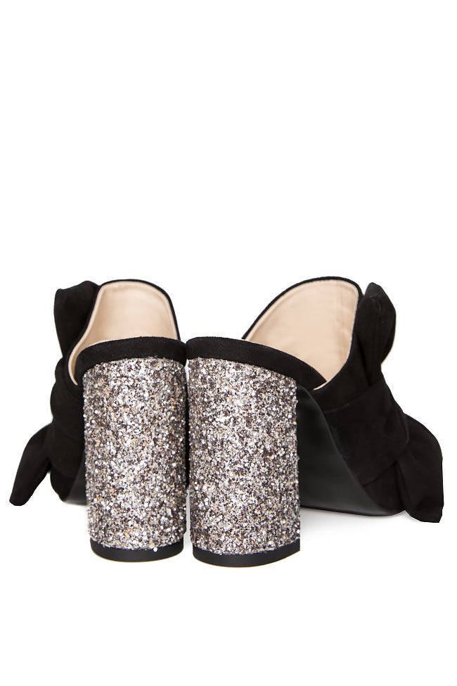 Knotted sequined suede mules Ana Kaloni image 2
