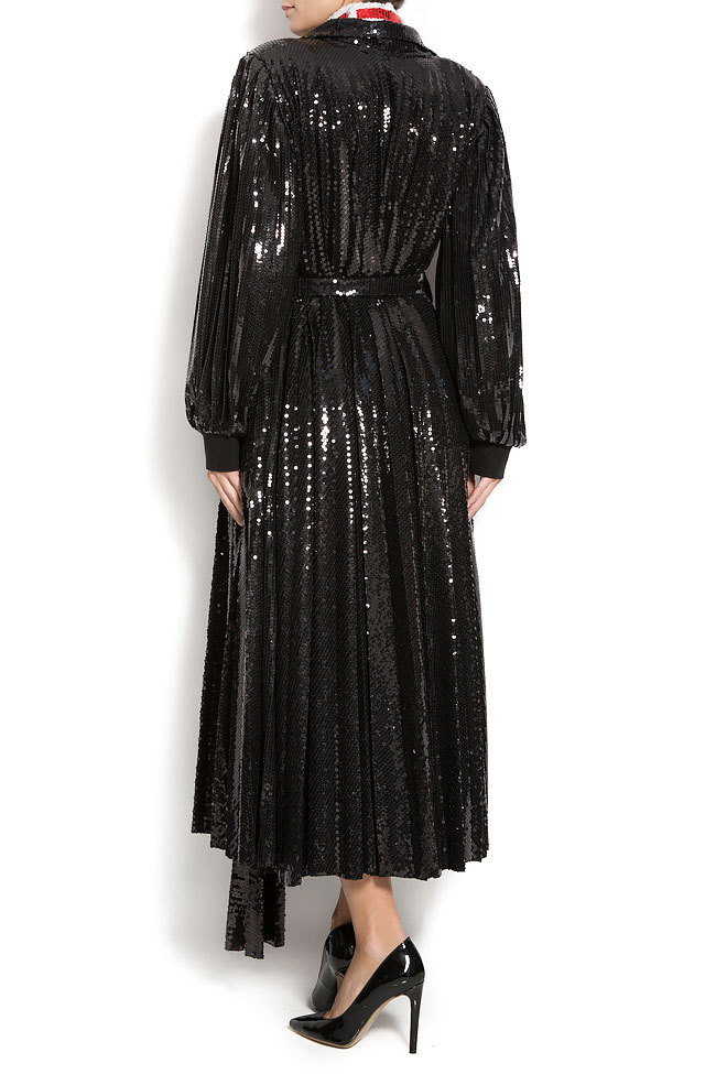 SEQUIN pleated trench ATU Body Couture image 2